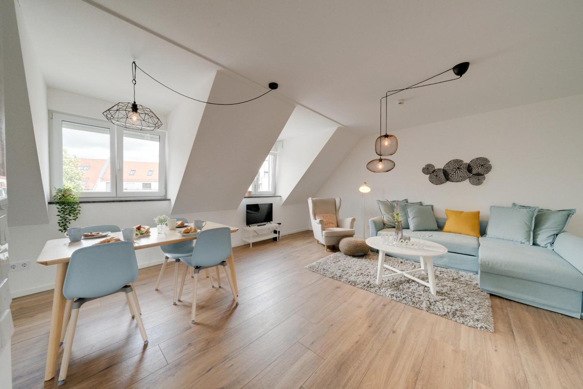 Neu-Luxus Apartment-Zentral In Altstadt-65-80Qm 奥格斯堡 外观 照片