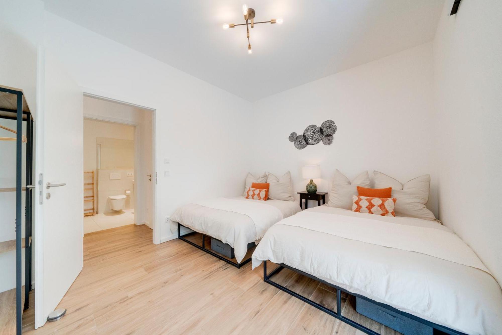 Neu-Luxus Apartment-Zentral In Altstadt-65-80Qm 奥格斯堡 客房 照片